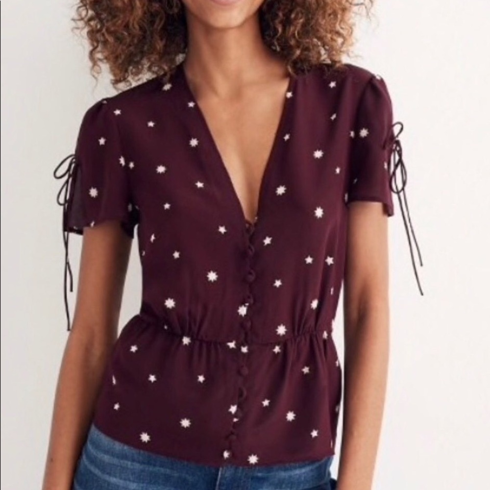 Madewell women's silk blouse size 4
